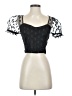 Hot Topic 100% Polyester Black Short Sleeve Top Size XS - photo 1