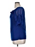 Liz McCoy Blue Short Sleeve Blouse Size XL - photo 5