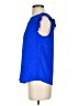 Monteau Blue Sleeveless Blouse Size S - photo 5