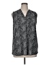 Ophelia Roe Silver Sleeveless T-Shirt Size 1X - photo 1