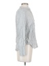 Ann Taylor 100% Viscose Gray Long Sleeve Blouse Size S - photo 4