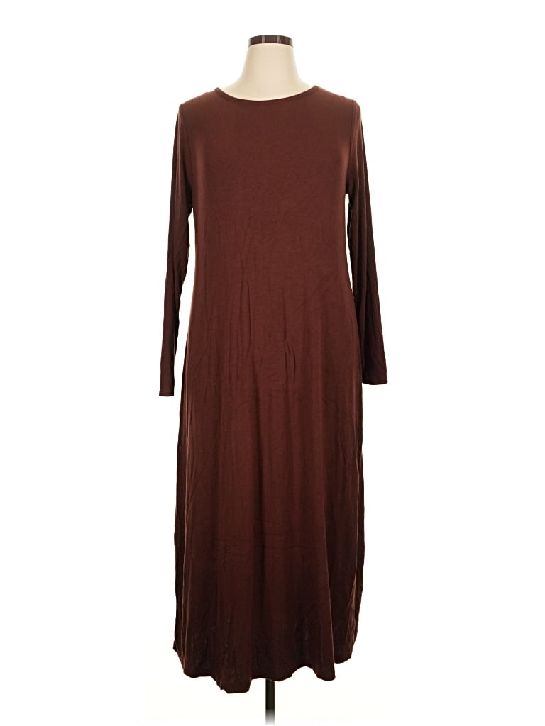 Pre-owned A New Day Casual Dress In Brown