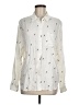 Rails 100% Rayon Hearts Ivory Long Sleeve Blouse Size M - photo 1