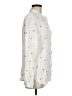 Rails 100% Rayon Hearts Ivory Long Sleeve Blouse Size M - photo 4