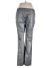 Chico's 100% Cotton Metallic Silver Jeans Size Sm (0) - photo 2