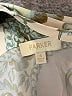 Parker 100% Viscose Paisley Teal 3/4 Sleeve Blouse Size S - photo 6