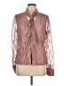 Haver + Blair 100% Polyester Pink Long Sleeve Blouse Size L - photo 1