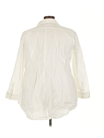 Dennis by Dennis Basso 3/4 Sleeve Button-Down Shirt (view 2)