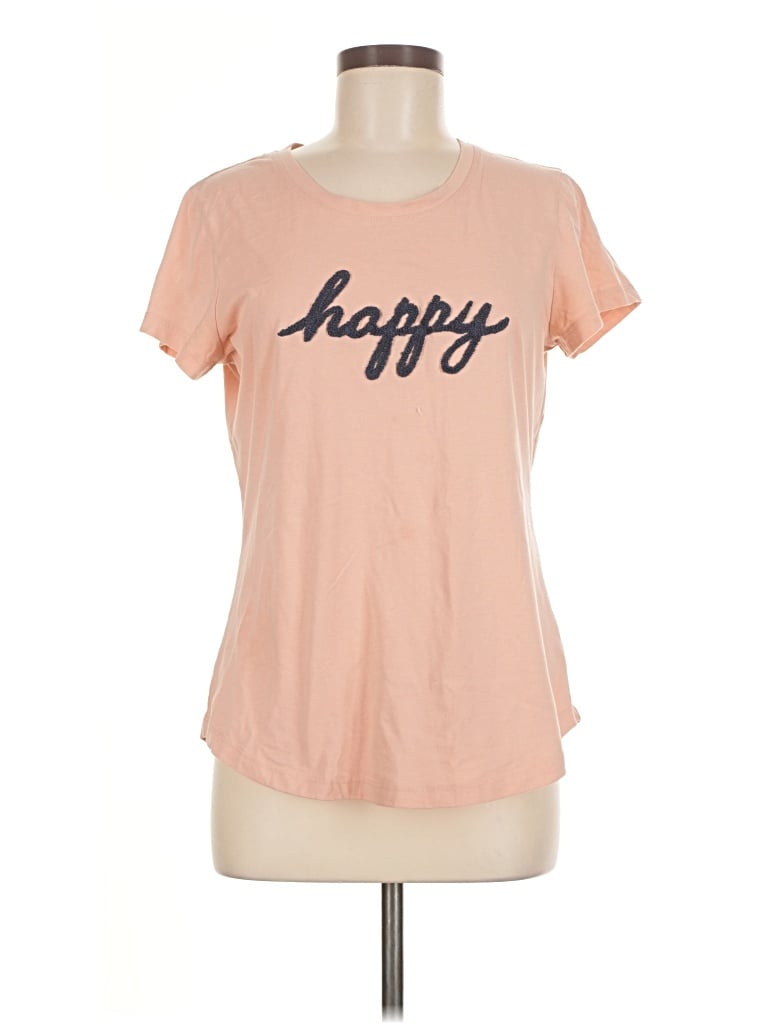 Pre-owned Natural Reflections Short Sleeve T-shirt In Pink