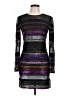 Emilio Pucci Metallic Black Cocktail Dress Size M (estimated) - photo 1