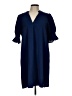 Unbranded 100% Polyester Blue Casual Dress Size L - photo 1