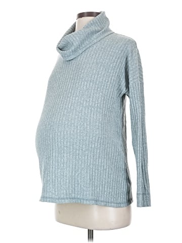 Isabel Maternity Long Sleeve Turtleneck (view 1)