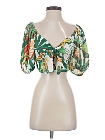 Flying Tomato 3/4 Sleeve Blouse (view 1)
