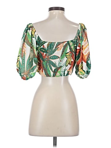 Flying Tomato 3/4 Sleeve Blouse (view 2)