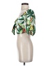 Flying Tomato 100% Polyester Green 3/4 Sleeve Blouse Size S - photo 5