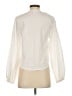 MNG 100% Cotton Ivory Long Sleeve Blouse Size 4 - photo 2