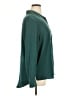 Gap 100% Polyester Solid Green Long Sleeve Blouse Size XL - photo 4