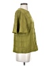 A New Day 100% Polyester Green Short Sleeve Top Size S - photo 4
