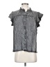 Rails Gray Sleeveless Button-Down Shirt Size S - photo 1