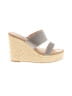 Steve Madden Gray Tan Wedges Size 8 1/2 - photo 1