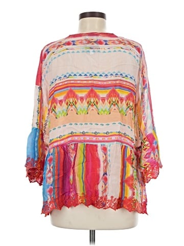 Johnny Was 3/4 Sleeve Blouse (view 2)