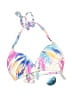 Decree Print White Swimsuit Top Size M - photo 1