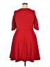 Symphony Solid Red Cocktail Dress Size 2X - photo 2