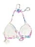 Decree Print White Swimsuit Top Size M - photo 2