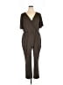 Venus Solid Brown Jumpsuit Size XL - photo 1