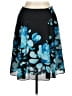 Unbranded 100% Polyester Print Blue Casual Skirt Size 28 waist (estimated) - photo 1