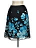 Unbranded 100% Polyester Print Blue Casual Skirt Size 28 waist (estimated) - photo 2