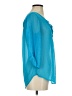 Express Teal 3/4 Sleeve Blouse Size S - photo 4