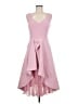 Kay Unger Solid Pink Cocktail Dress Size 6 - photo 1