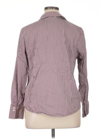 Lane Bryant Outlet Long Sleeve Button-Down Shirt (view 2)