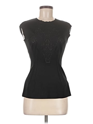 Zara W&B Collection Sleeveless Blouse (view 1)