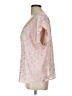 Shein 100% Polyester Pink Short Sleeve Blouse Size 12 - photo 5