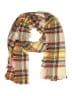 Unbranded Plaid Yellow Ivory Scarf One size - photo 1