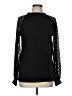 MIHOLL Black Long Sleeve Top Size M - photo 1