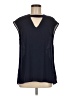 DR2 100% Polyester Black Sleeveless Blouse Size M - photo 1