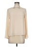 ALOMORE 100% Polyester Ivory Long Sleeve Blouse Size M - photo 1