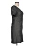 Zara Basic 100% Polyester Gray Casual Dress Size L - photo 4