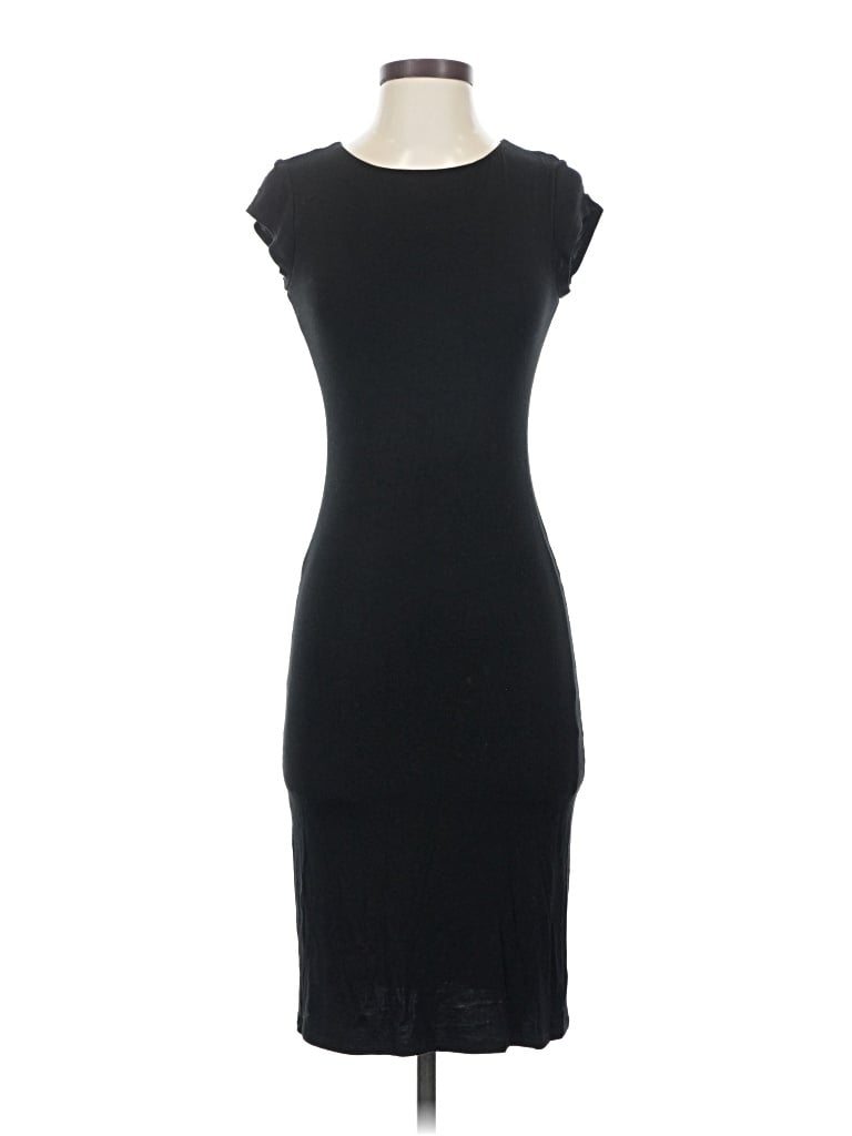 Pre-owned Velvet Torch Cocktail Dress In Black