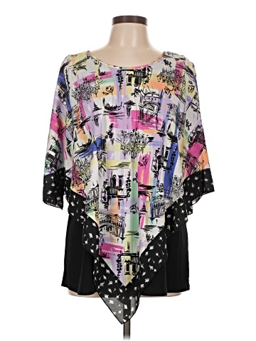 Investments 3/4 Sleeve Blouse (view 1)
