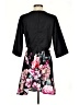 OEUVRE Floral Black Cocktail Dress Size S - photo 2