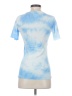 Helmut Lang 100% Cotton Tie-dye Blue Short Sleeve Top Size S - photo 2