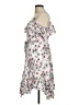 Torrid 100% Polyester Floral White Casual Dress Size Med Plus (00) - photo 5