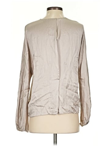 Vince. 3/4 Sleeve Silk Top (view 2)