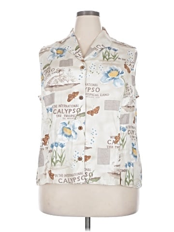 Jamaica Bay Sleeveless Button-Down Shirt (view 1)