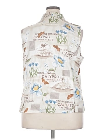 Jamaica Bay Sleeveless Button-Down Shirt (view 2)