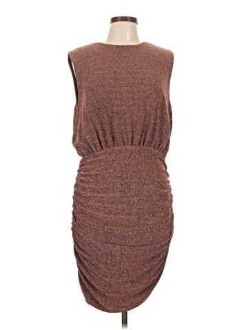 Lavender Brown Cocktail Dress (view 1)
